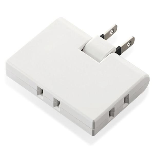 �G���R�� T TR03 2300WH ���[���ւł̔��� �����R�[�h �d���^�b�v 3�� ���^�g���v���^�b�v �X�C���O�v���O �� TTR032300WH