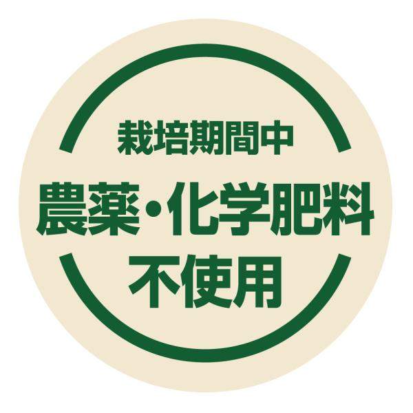 栽培期間中　農薬・化学肥料不使用シール　[キナリ2]（noukla-17kinari2）丸形　(サイズ40ミリ/30ミリ)