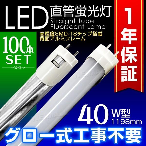LEDu 40W`  1200mm F Hsv ȒPt ȃGl ߓd oϓI y 100{Zbg R~ ]