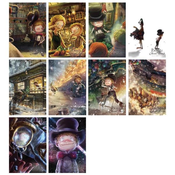 ポストカード えんとつ町のプペル 10枚セット 送料無料 西野亮廣 ポスカ かわいい 絵葉書 絵ハガキ 大人 子供 インテリア 絵本 贈り物 ギフト プレゼント