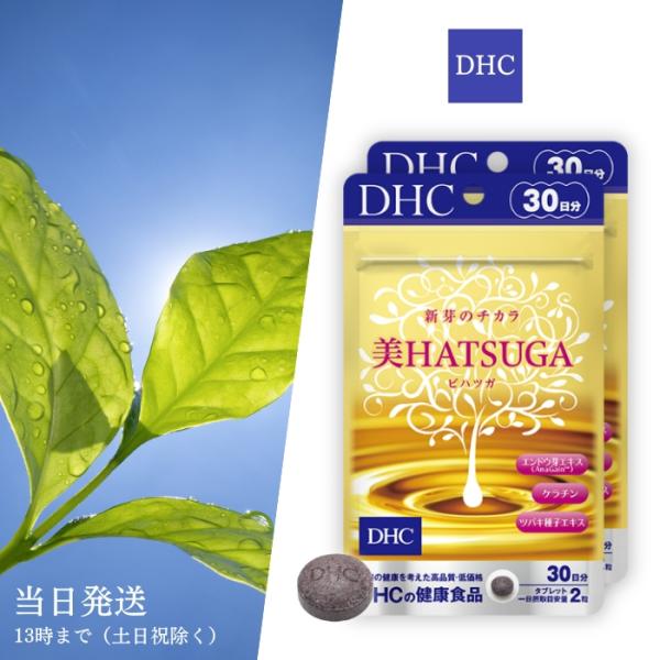 DHC 美HATSUGA 30日分 60粒 サプリメント ヘアケア 2個