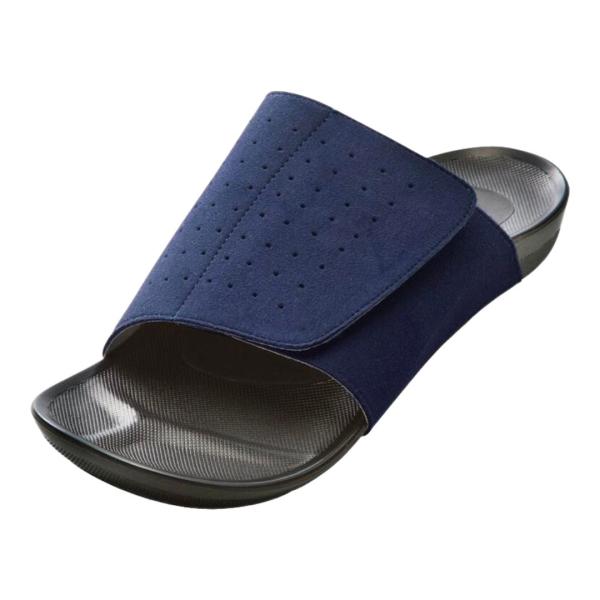 AKAISHI アーチフィッター 601 ネイビー M アカイシ 指圧 スリッパ