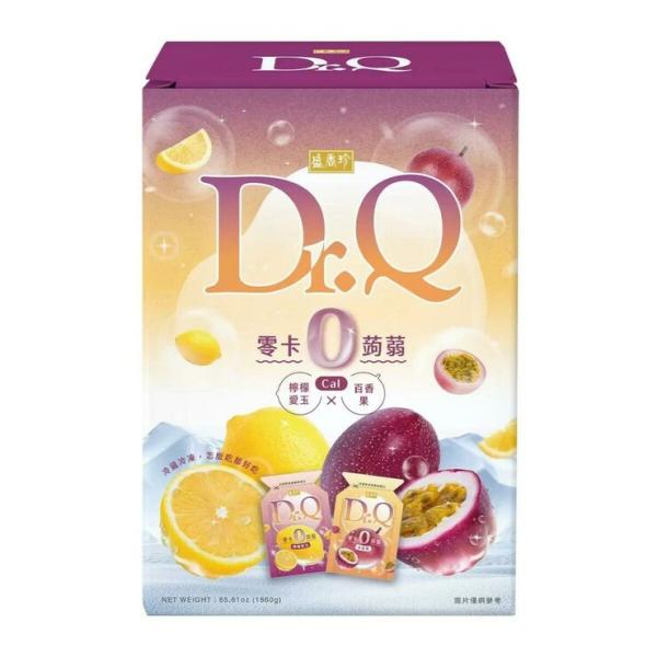コストコ再販商品 【2セット】盛香珍 Dr.Q ゼロカロリー蒟蒻ゼリー パッションフルーツ ＋ レモン愛玉（オーギョーチ）1860g
