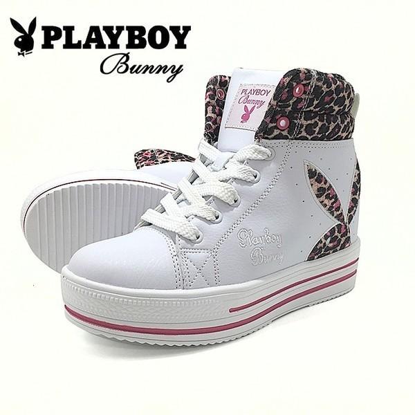 ハイカットスニーカー インヒール スニーカー レディース カジュアル 5cmアップ ホワイト 白 Playboy Bunny プレイボーイ バニー Buyee Buyee Japanese Proxy Service Buy From Japan Bot Online