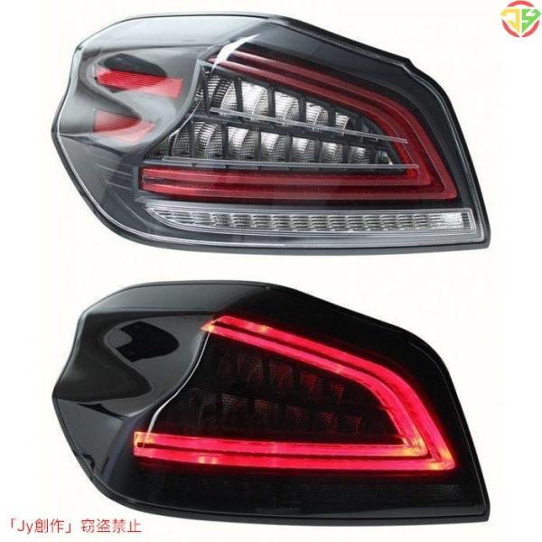 スバル WRX STI S4 VAB/VAG 2014-2020 LED テールランプ テールライト シーケンャル 流れる 3色選択可