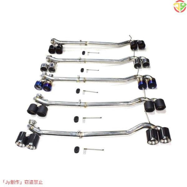 排気管マフラー 車 リア bmw 5シリーズ f10f18 520 523 525 528 530 m スポーツ mtmp ボディキット ブラック