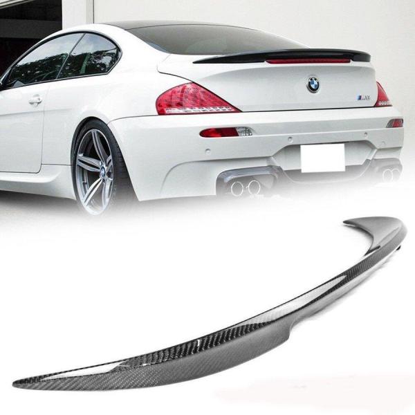 BMW クーペ 6シリーズ E63 後期 LCI (2008-2011) カーボン リアトランクスポイラーV型 M6