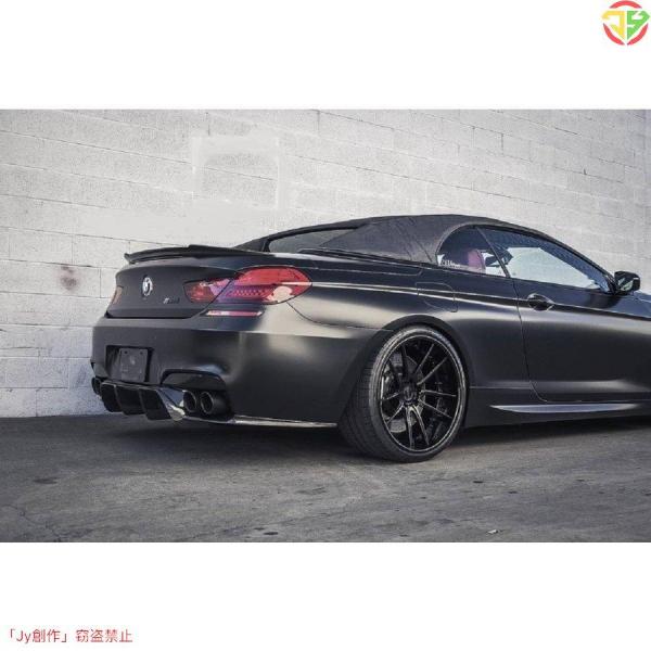 12-18 BMW 6シリーズ F12 カブリオレ カーボン製 リアスポイラー ウイング トランクスポイラー 塗装品 Vタイプ