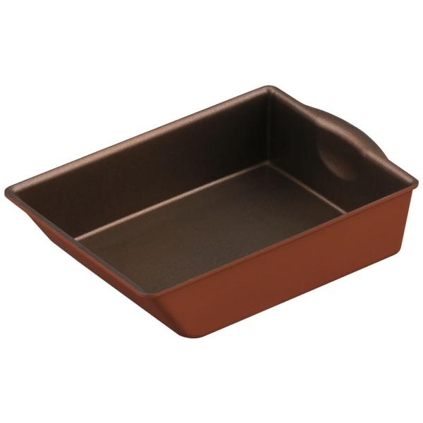 カラー：メタリックバーミリオンサイズ：玉子焼き器製品外寸（cm）：幅約14.1×奥行約20.6×高さ約5.1 ／ 寸法：約20×14cm表面加工（内側/外側）：ふっ素樹脂塗膜加工/（底面を除く）焼付け塗装材料の種類：［本体］アルミニウム合金...