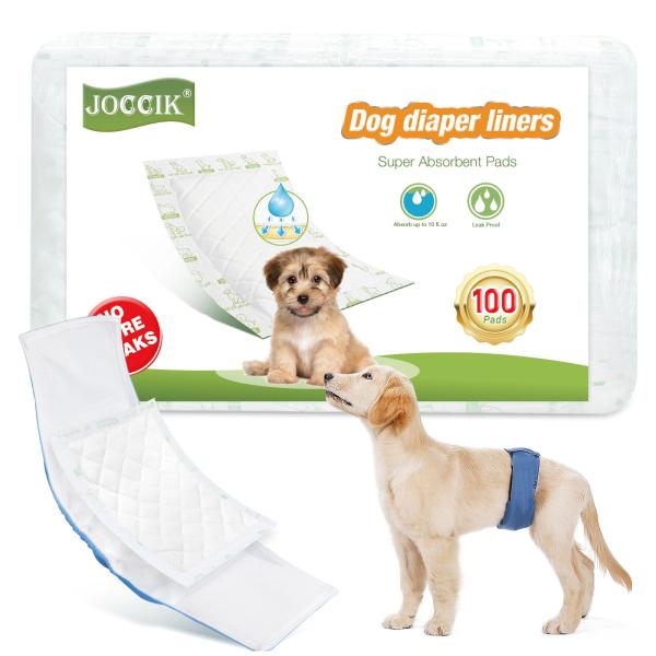 カラー：白ですサイズ：100枚S優れた吸収性: 犬用おむつパッドは最大 10 液量オンスを吸収し、ペットを昼夜を問わずドライに保ち、皮膚への刺激を軽減します。多層コアが液体を簡単に分散させてロックし、強力な漏れ防止を実現します無駄を減らして...