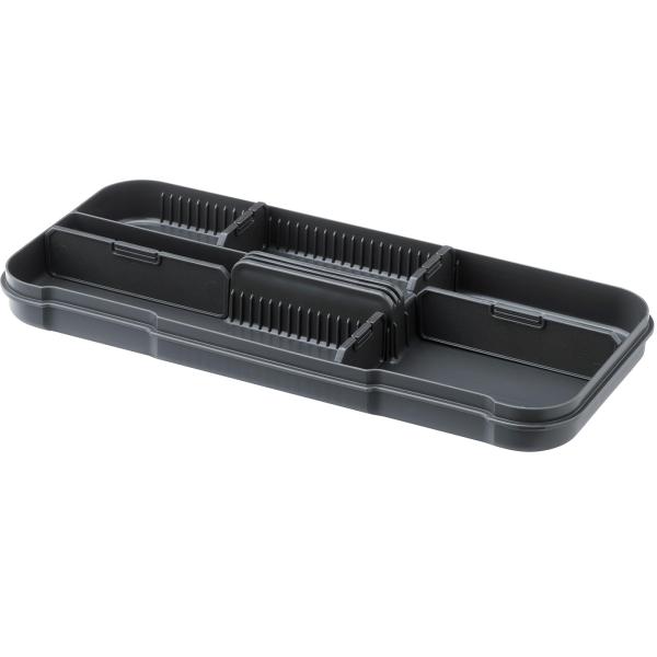 他サイト： リス TC スタックカーゴ トレー Sタイプ ダークグレー 日本製 182108の商品画像