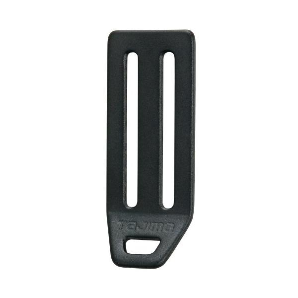 他サイト： タジマ 安全帯 L型D環止め(アルミ2穴・ブラック) ベルト幅50mm用 軽量なアルミ製の商品画像