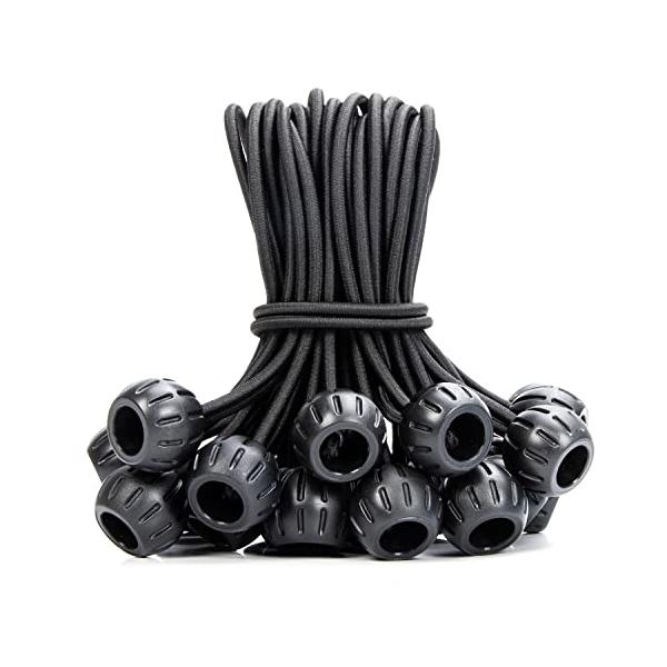 カラー：ブラックサイズ：15cm*20pcsスタイル：家庭用品【高品質の材料】ボールバンジーコードは高弾性ゴムとプレミアムカラフルなプラスチックで作られています。耐紫外線・耐腐食・耐久性の特徴があります。【伸縮性が高い】バンジーコードは本来...