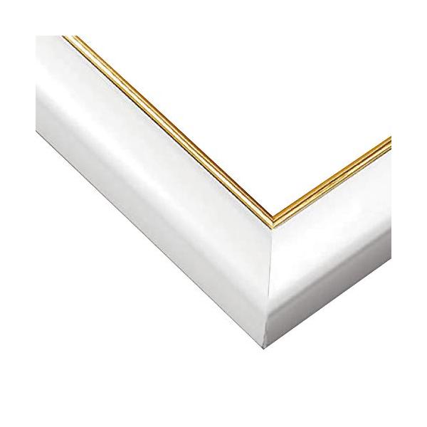 カラー：シャインホワイトスタイル：ゴールドライン(木製)パズル完成サイズ：50×75cm　対応パネル10絵柄を一層引き立てる豪華な金モール仕様のパズル専用パネル。落ち着いた色合いのベーシックカラーと色鮮やかなシャインカラーを用意しました。爽...