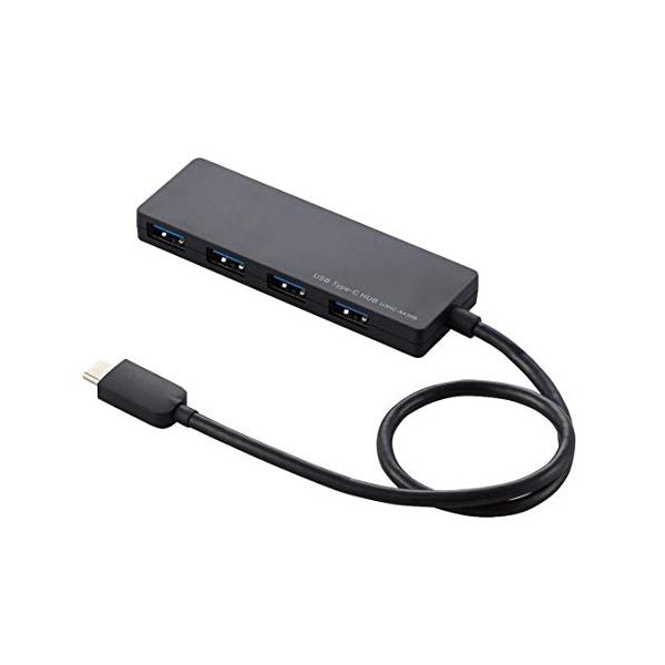 ELECOM (U3HC-A430BXBK) USB Type-C接続4ポートUSB3.1ハブ