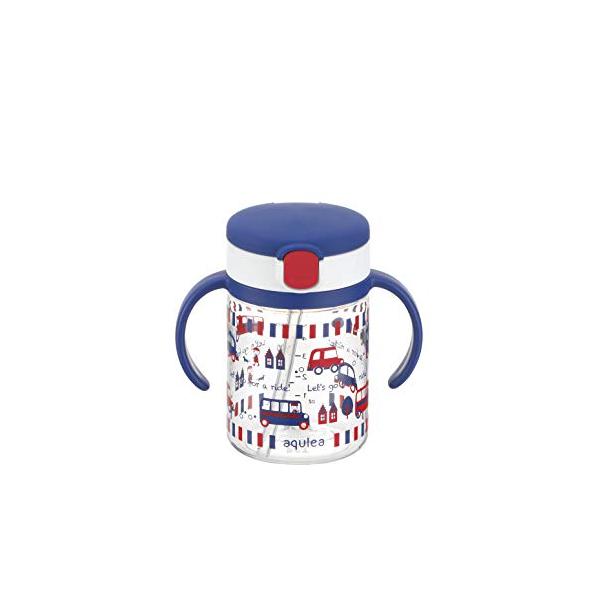 カラー：ネイビーサイズ：200mlスタイル：7か月頃から おでかけストローマグ素材は透明で丈夫なトライタン中身が見やすいおしゃれなクリアボトルかんたん開閉で、お出かけに便利コップでマグとストローマグの飲み口の先端形状が同じハンドル付きで、小...