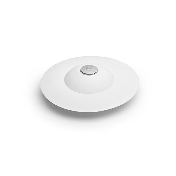 カラー：ホワイトサイズ：約φ100×H32mmサイズ:約φ100×H32mm材質:シリコン樹脂、ステンレススチール生産国:中国風呂栓とヘアキャッチャーがワンタッチで切り替え可能なバスグッズ。中央のボタンを押せば上部パーツが開いて水が流れ、ヘ...