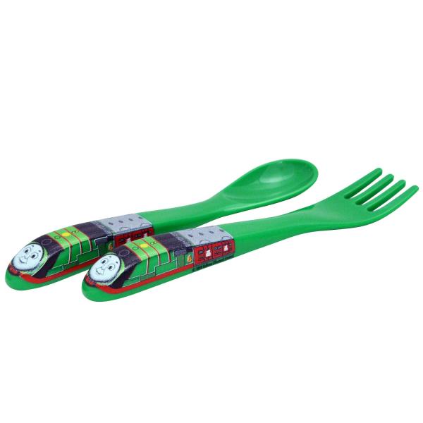 カラー：パーシーサイズ：12.5cmスタイル：パーシーサイズ:スプーン-約幅2.5×奥行き12.5×高さ1.2cm,フォーク-約幅2.5×奥行き12.5×高さ1.2cm素材:AS樹脂生産国:日本セット内容:ベビースプーン×1,ベビーフォーク×1