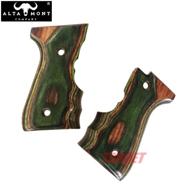 アルタモント 木製フィンガーグリップ ベレッタ M9A1M92F用 アメリカ製