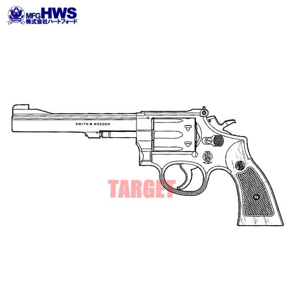 ハートフォード製S&W M15ヘビーウェイト未発火 ☆【3/16発売予定・100丁限定】ハートフォード 発火モデルガン S&W M15
