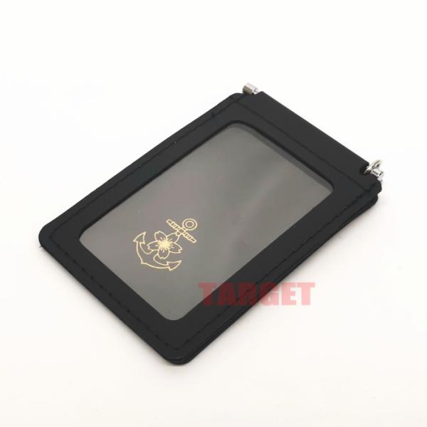 ☆ PX品 海上自衛隊 身分証明書入れ 縦型 二つ折 金具付き マーク入 小