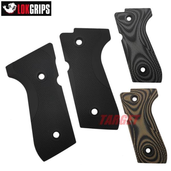 LOKGRIPS M92FS用 G10製グリップ THIN 薄型 フルチェッカー 3 LOKGRIPS M92FS用 G10製グリップ THIN 薄型 フルチェッカー 3