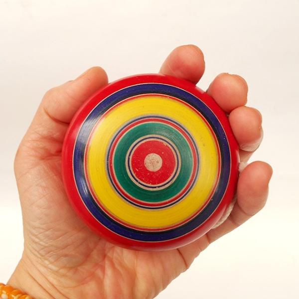 お正月の遊び 木製ヨーヨー 大 : 駄菓子とおもちゃの太郎と花子