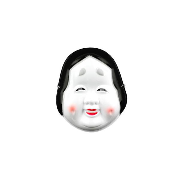 おかめ　お面　お祭り　　MADE IN　JAPAN幅約18cm 長さ約21.5cm