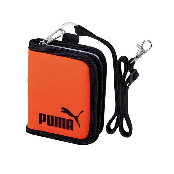 他サイト： PUMA プーマ ストラップ付 2つ折りウォレット 財布 男の子 男子 キッズ ジュニア スポーツブランド オレンジ PM242OR 送料無料の商品画像