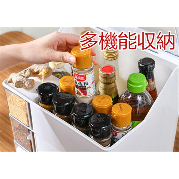 多機能キッチン収納ラック 調味料収納ラック 収納ボックス 大容量 多機能収納 蓋付き シンプル インテリア Buyee Buyee Jasa Perwakilan Pembelian Barang Online Di Jepang