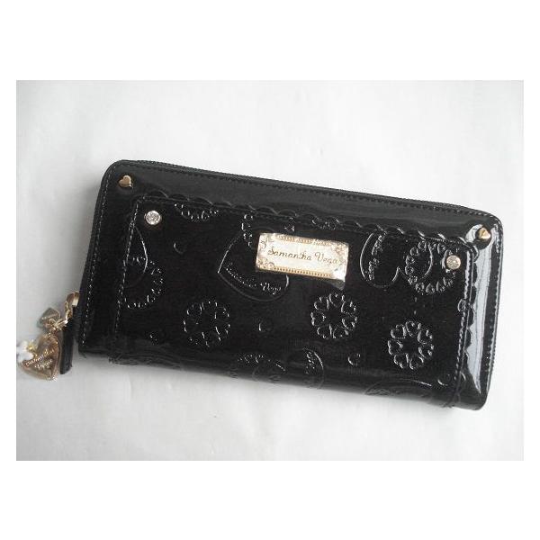 サマンサタバサ Samantha Thavasa サマンサベガ Samantha Vega ラウンドファスナー長財布 チャーム付き ブラック クリスマス限定商品 Buyee Buyee Japanese Proxy Service Buy From Japan Bot Online