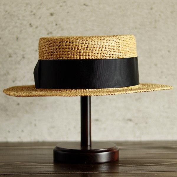 カンカン帽 大きいサイズ ストローハット ラフィア メンズ レディース つば広 ボーダーハット 麦わら帽子 ギフト プレゼント ナチュラル Buyee Buyee Japanese Proxy Service Buy From Japan Bot Online