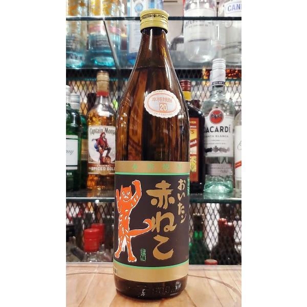 田崎洋酒店オリジナル麦焼酎 おいたン 赤ねこ 900ml 20度 : 田崎洋