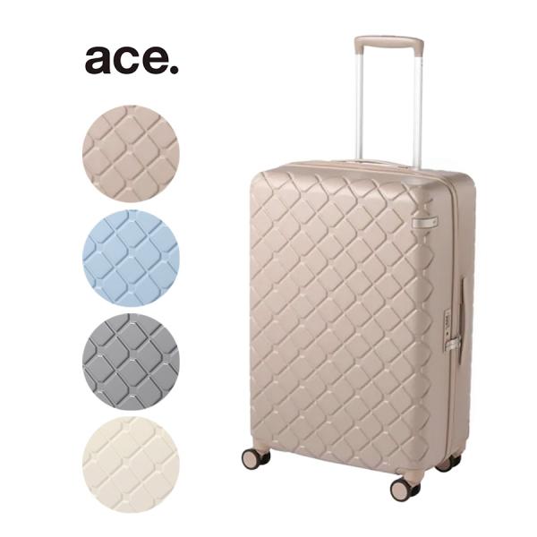ace】05383 スーツケース 69L キャリーケース 4〜5泊 出張 旅行 修学