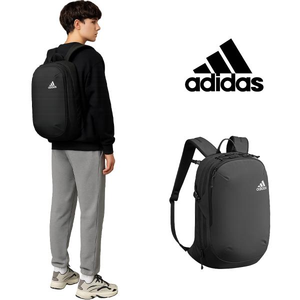 黒いナイロンビジネスバッグ adidas（アディダス） セールアディダス リュックサック ビジネス 26L