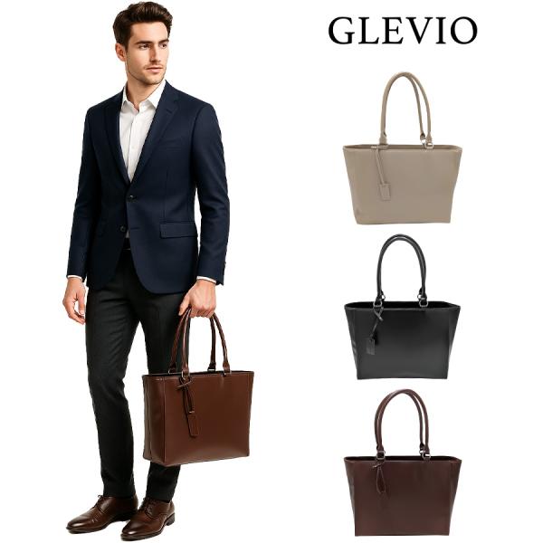 GLEVIO（グレヴィオ） 【GLEVIO】 fs28 プレーンレザートートバッグ