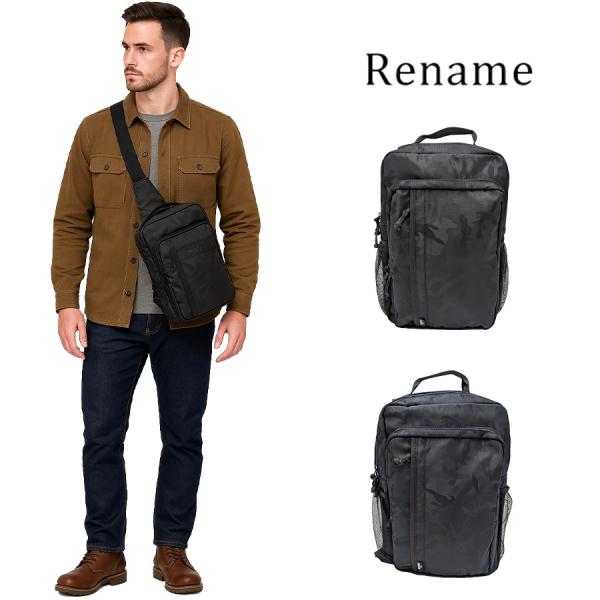 RENAME（リネーム） 【Rename】 rbn70038 メガボディバッグ 斜め掛け