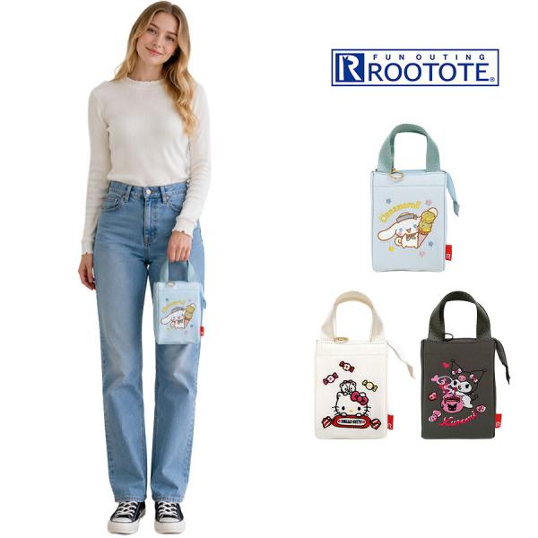 ROOTOTE IP.TKbaby.サンリオキャラクターズ-E ハンドバッグ 保冷バッグ 手持ち 使いやすい キャラクター かわいい レディース ギフト プレゼント ブルー 8483