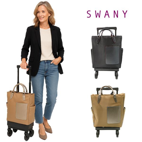 ⭐️未使用⭐️SWANY キャリーバッグ ナイロンキャリーケース　D-580 sacsbar_swany-d580l21
