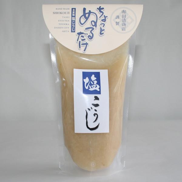 □ 原材料名  ：糀、うるち米、もち米、食塩、砂糖□ 原材料産地：秋田県産米□ 内容量 　 ：300ｇ□ 賞味期限  ：枠外下記載□ 保存方法　：開封後は10℃以下で保存しお早めにお使いください。