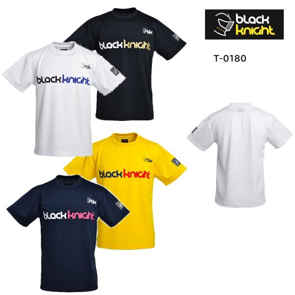 black knightは、創業者とその仲間が好きだったスポーツ『バドミントン』の発展を願って、１９７６年カナダバンクーバーでバドミントンメーカーとして誕生しました。品番：T-0180　〈BASIC MODEL〉　T-SHIRT - 202...