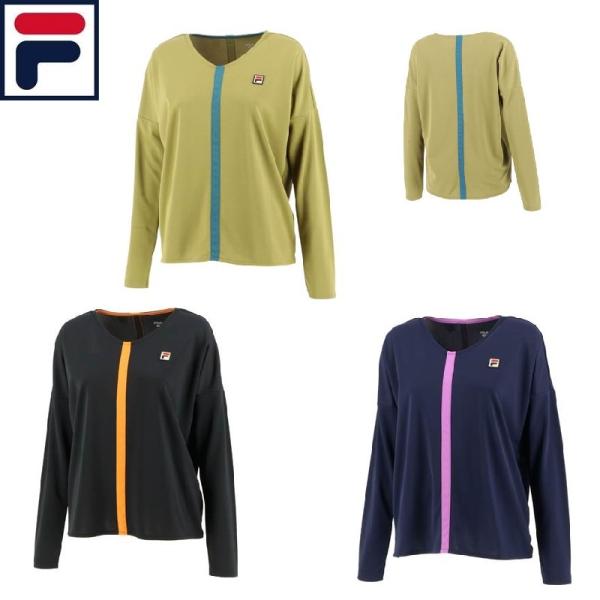 お取り置き　エトワールスポーツ　ロングスリーブ(テニス　FILA　lija FILA（フィラ） ロングスリーブシャツ VL2365 ウィメンズ テニス