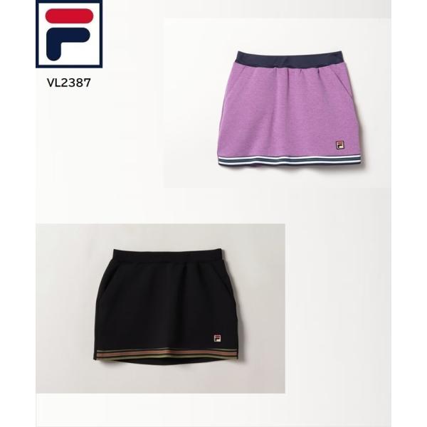 FILA＊専用3点セット＊グレーのトップスとボックスプリーツスコート上下セットL フィラ ウェア（レディース） ]スコート レディース EL0241 | テニス