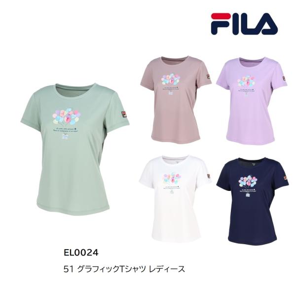 FILA（フィラ） SALE 51 グラフィックTシャツ レディース EL0024