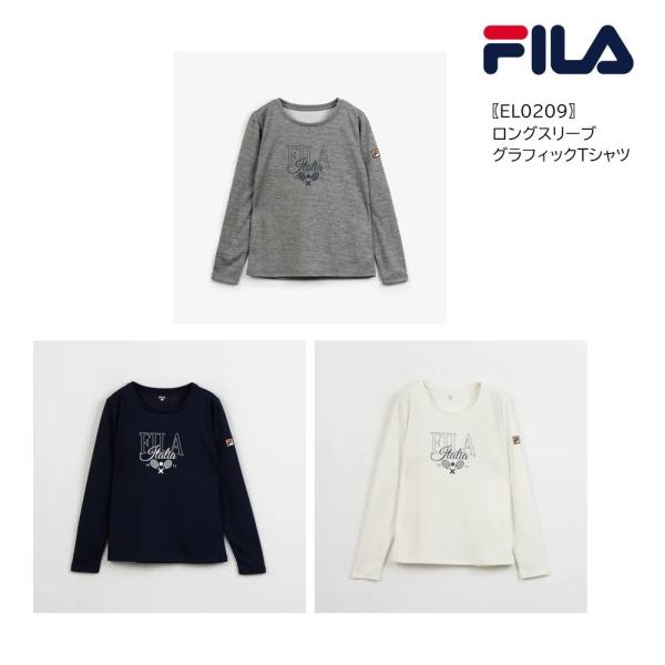 FILA（フィラ） ロングスリーブグラフィックTシャツ / レディース
