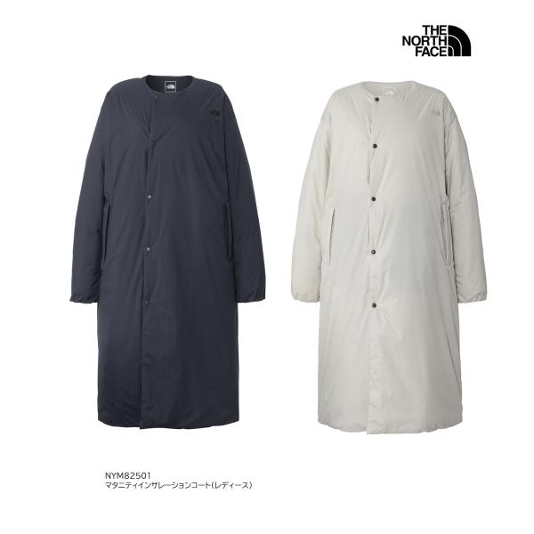 商品型番 ：NYM82501妊娠中も産後も着用できる、身幅の調節が可能な中わた入りロングコート。2列に配置したフロントのドットボタンにより、身幅を変えることが可能。お腹のサイズに合わせてシルエットを変えられます。小さな子どもを抱っこするとき...