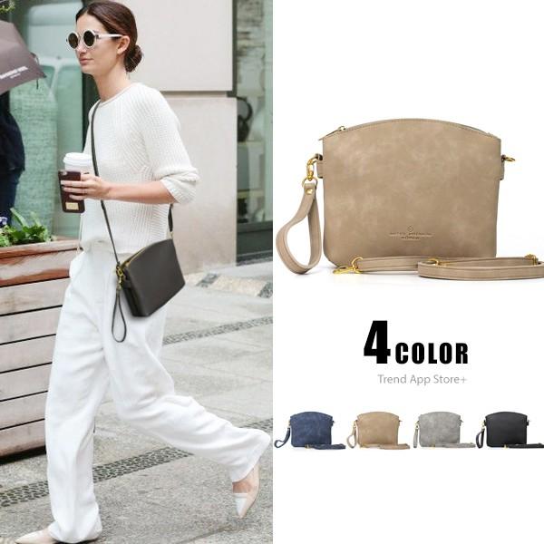 2ポケットバッグ ショルダーバッグ レディースファッション  レディースバッグ 人気Daily BAG ショルダーバッグ ブラックバッグ シンプル バッグ