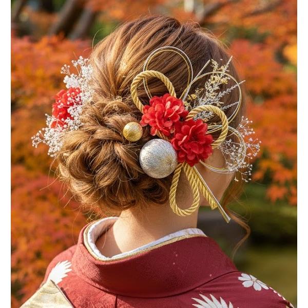 髪飾りTata8】成人式 振袖 結婚式 卒業式 袴 和装 着物 ヘッドドレス