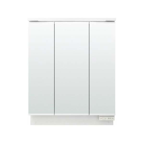 ピアラ ミラーキャビネット 間口W750mm MAR3-753TXJU 3面鏡 スリムLED