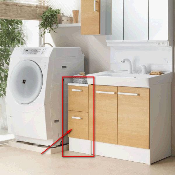 洗面台 収納棚 オフト サイドベースキャビネット W3 D450 H7mm Ftvb 304h Lixil Inax 洗面化粧台 洗面所 リフォーム Diy Oft Ftvb 304h 建具専門店 通販 Yahoo ショッピング